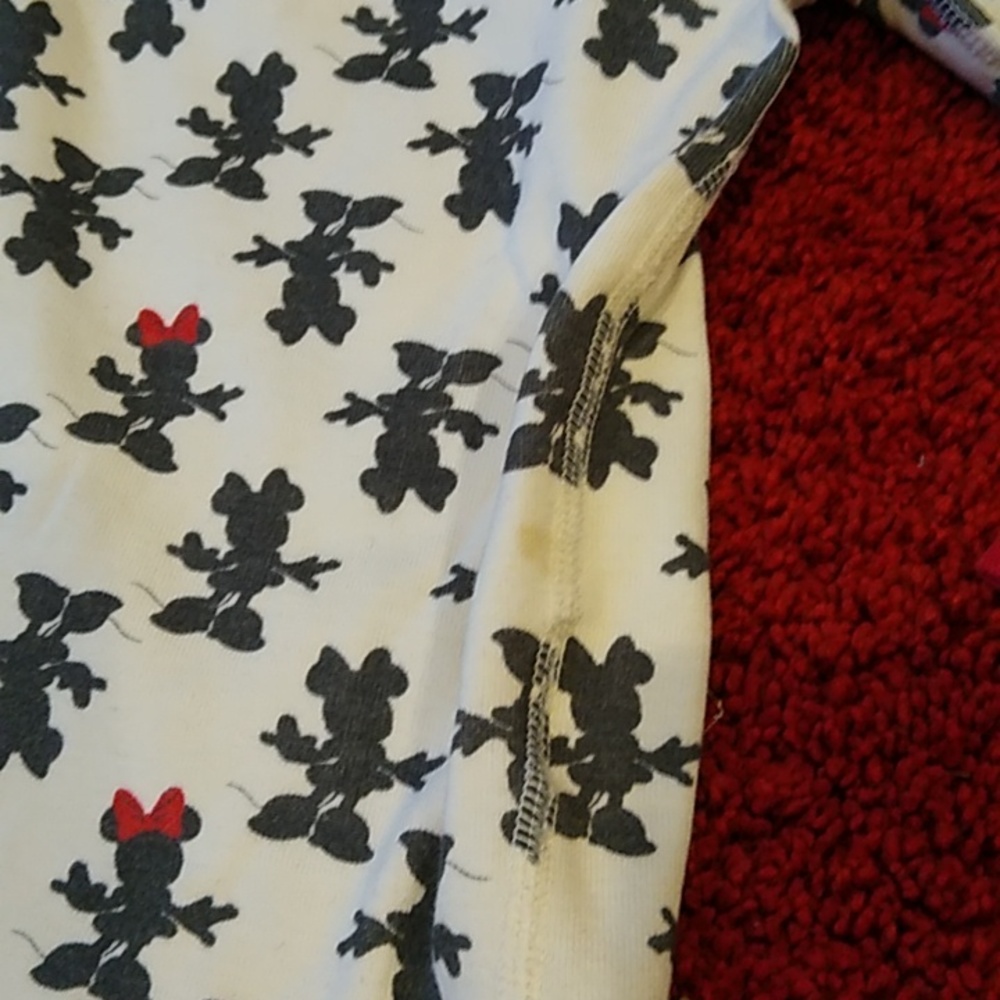 Hanna Anderson Disney Minnie Mouse Pajamas Cream/Red/Black Size 18-24 Months - Picture 14 of 14